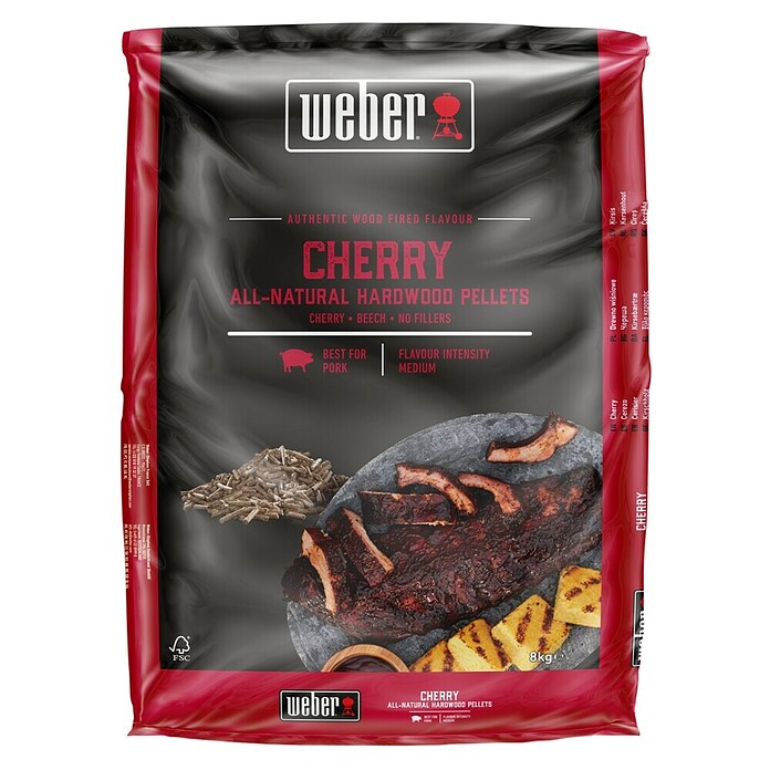 Weber Holzpellets Kirschholz (8 kg) | BAUHAUS