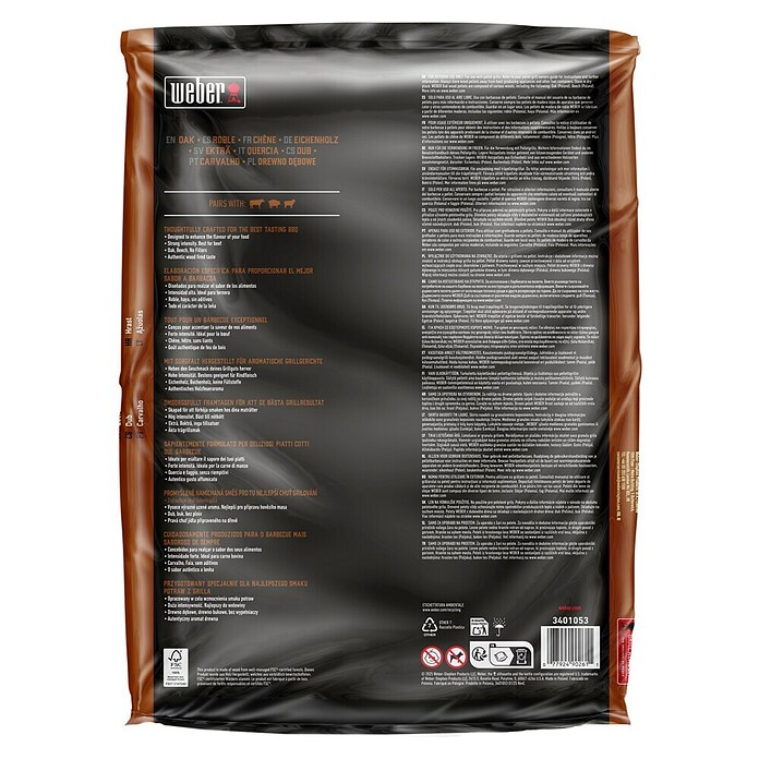 Weber Holzpellets Eiche (8 kg) | BAUHAUS