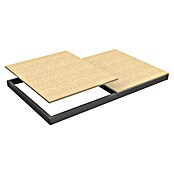 Simonrack Simonforte Estante adicional Chipboard (Al x An x Pr: 7,7 x 180 x 75 cm, Gris/Madera, Capacidad de carga por balda: 600 kg) | BAUHAUS