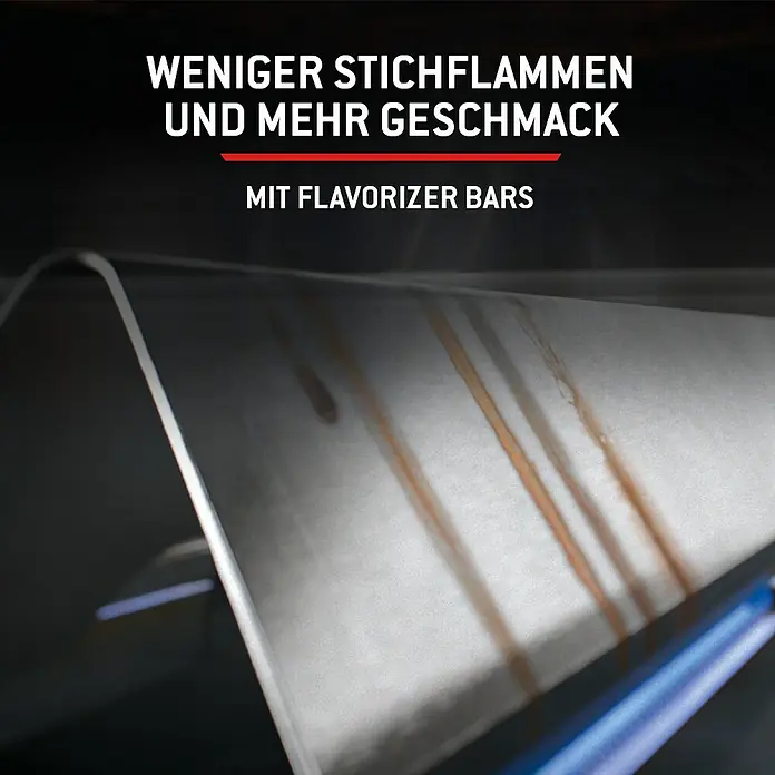 Weber Gasgrill Spirit E-335 GBS - Grillfläche (B x T): 52 x 44 cm, 9,1 kW, Anzahl Brenner: 3 Stk. - Metallene Flavorizer Bars in einem Grill, mit Ablagerungen, für weniger Stichflammen und mehr Geschmack.