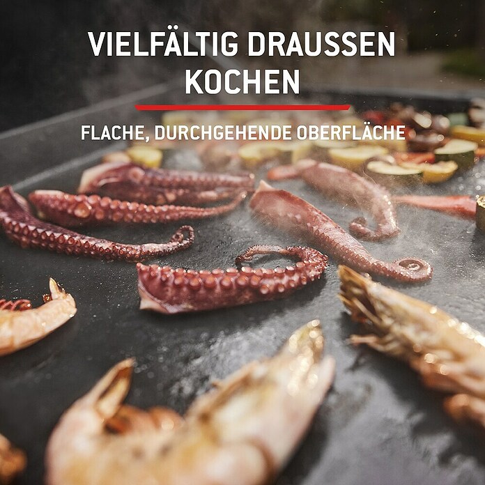 Weber Plancha-Grill Slate GP 43 (Grillfläche (B x T): 43 x 41 cm, 3,7 kW, Schwarz) | BAUHAUS