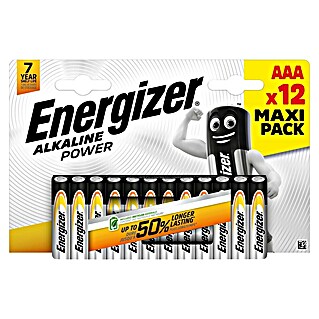 Energizer Batterie Micro AAA (12 Stk., Micro AAA, 1,5 V)