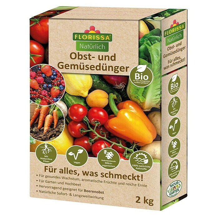 Florissa Bio-Obst- & Gemüsedünger (2 kg) | BAUHAUS