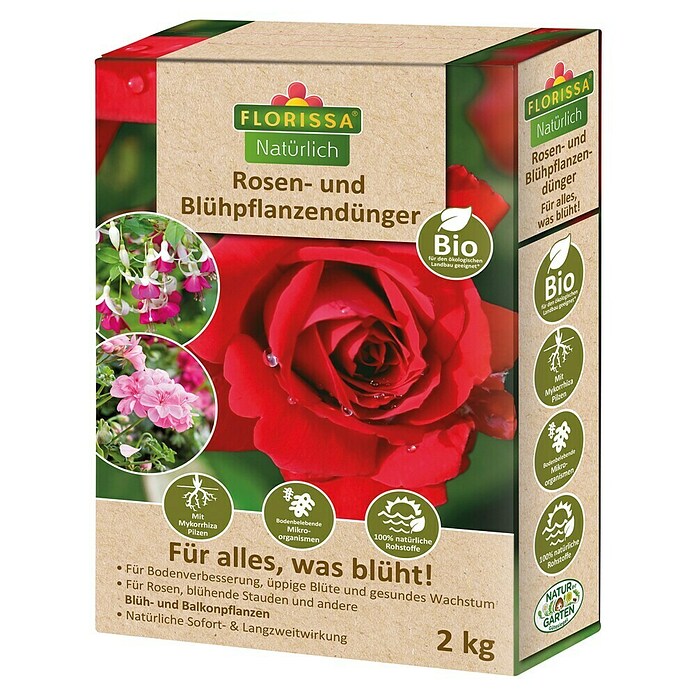 Florissa Langzeitdünger Rosen- und Blühpflanzen (2 kg) | BAUHAUS