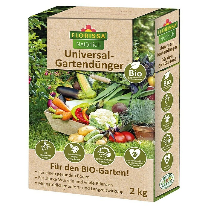 Florissa Bio-Universaldünger Gartendünger (2 kg) | BAUHAUS
