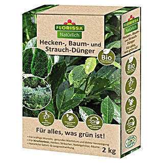 Florissa Bio-Langzeitdünger Hecken, Sträucher und Bäume (2 kg)