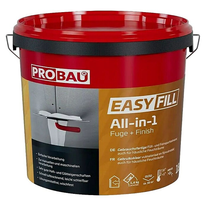 Probau Fugenspachtel Fugenspachtel Easyfill All-iN-1 18+3kg (18 kg, 3 kg Gratis) | BAUHAUS