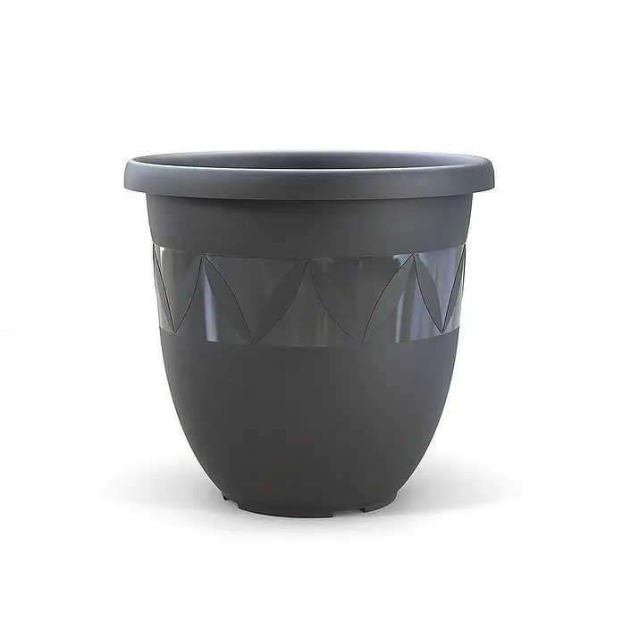 Plastard Pflanztopf Capri 5er Set - 5 Stk., Kunststoff, Anthrazit