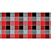 Doppler Gartenmöbel-Auflage Spot (Hochlehner, 118 x 48 x 5 cm, Baumwoll-Polyester-Mischgewebe, Schwarz/Rot Kariert) | BAUHAUS