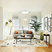Panaled Ventilador de techo Siroco (Blanco, 91 cm, 29,6 W, Blanco cálido) | BAUHAUS