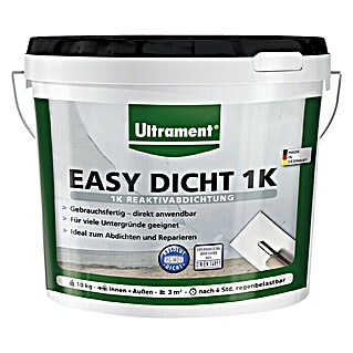 Ultrament Reaktivabdichtung Easy Dicht (10 kg, 1-komponentig, Bitumenfrei)