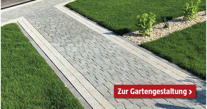 Gartenmauer mit Hecke