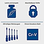 Scheppach Werkzeugkoffer TB220 (235 -tlg.) | BAUHAUS