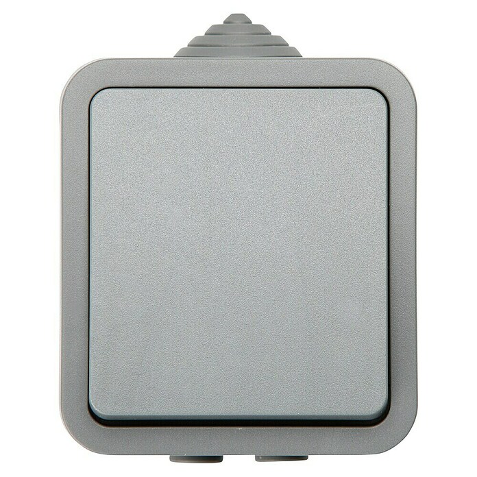 Voltomat Blueline Feuchtraumtaster (Grau, Aufputz, IP54)