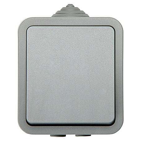 Voltomat Blueline Feuchtraumtaster (Grau, Aufputzmontage, IP54)