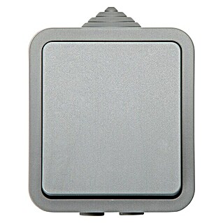 Voltomat Blueline Izmjenični prekidač za vlažne prostorije (Sive boje, Nadžbukno, IP54)