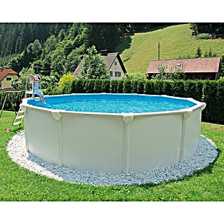 KWAD Stahlwand-Pool Supreme (Ø x H: 460 x 132 cm, Weiß, 20 800 l)