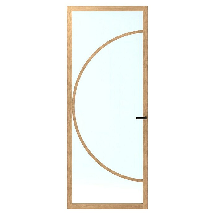 Solid Elements Binnendeur SE 8442 BG Taatsdeur (88 x 211,5 cm, Licht eiken, Taatsdeur, Blank glas) | BAUHAUS