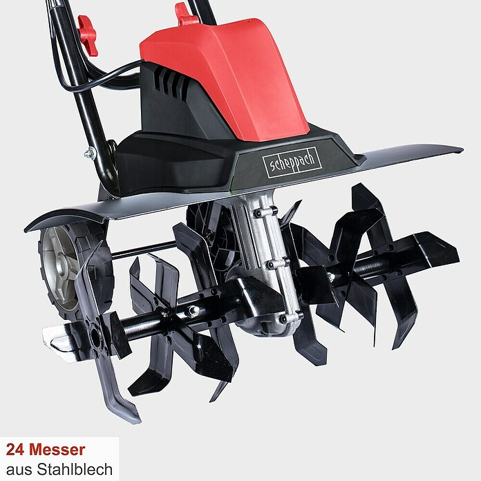 Scheppach Elektro-Bodenhacke MTE460 (Leistung: 1 500 W, Arbeitsbreite: 45 cm, Arbeitstiefe: 22 cm) | BAUHAUS
