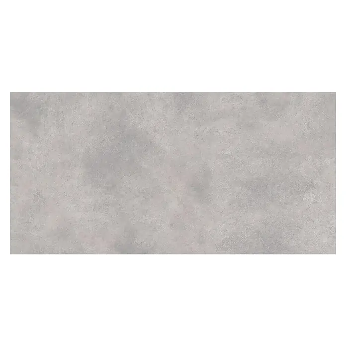 Cersanit Terrassenfliese Metropolis - 59,3 x 119,3 x 2 cm, Grey, Matt - Graue, strukturierte Betonoberfläche mit subtilen Farbnuancen.