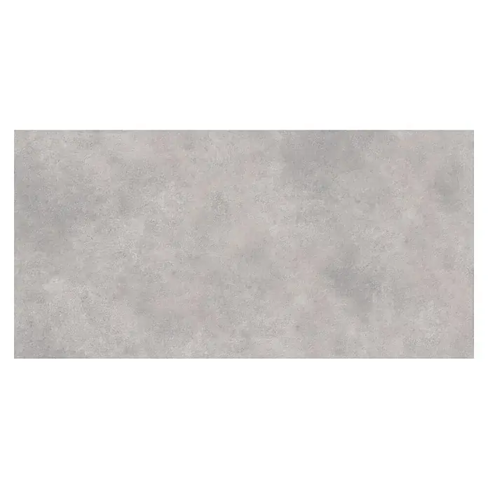 Cersanit Terrassenfliese Metropolis - 59,3 x 119,3 x 2 cm, Grey, Matt - Hellgraue, dezent strukturierte Oberfläche, die Beton oder Naturstein ähnelt, ideal für Hintergründe oder Design.