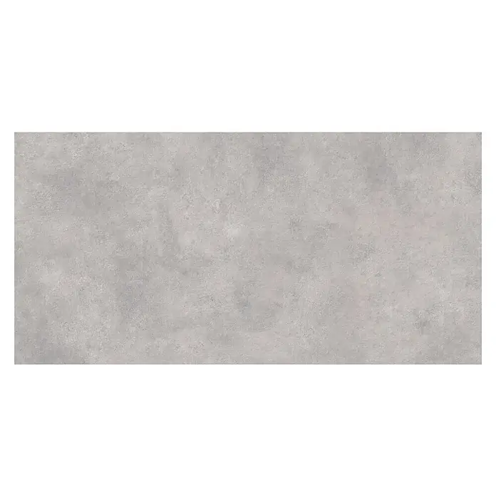 Cersanit Terrassenfliese Metropolis - 59,3 x 119,3 x 2 cm, Grey, Matt - Hellgraue strukturierte Oberfläche in Betonoptik.