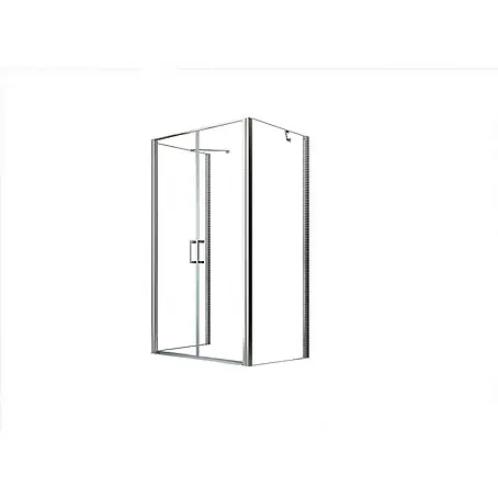 Glaszentrum Hagen  U-Duschkabine 80x80x80x195cm Mille U-Duschkabine