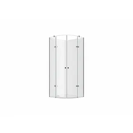 Glaszentrum Hagen  Eckdusche 90x90x195cm Poseidon EckDusche 1/4 inkl. Tasse + Siphon