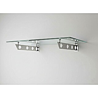 Glaszentrum Hagen Vordach (180 x 90 x 25 cm, Silber)