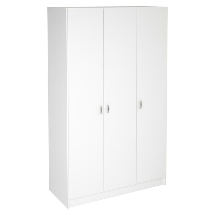Meka Block Armario para ropa K-7349 (L x An x Al: 52 cm x 128,2 mm x 200 cm, Blanco Liso) | BAUHAUS