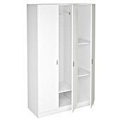 Meka Block Armario para ropa K-7349 (L x An x Al: 52 cm x 128,2 mm x 200 cm, Blanco Liso) | BAUHAUS