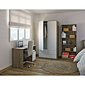 Meka Block Armario para ropa K-509 (L x An x Al: 50 cm x 100 cm x 200 mm, Roble Cortez/Blanco Liso) | BAUHAUS