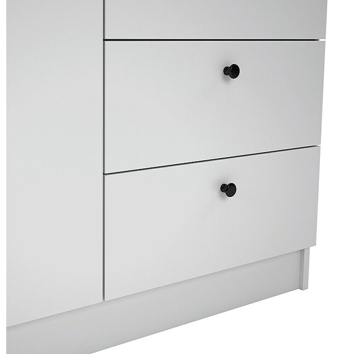 Meka Block Armario para ropa K-648 (L x An x Al: 51,6 x 100,2 x 200 cm, Blanco Soft) | BAUHAUS