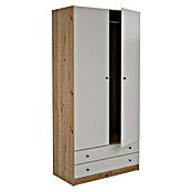 Meka Block Armario para ropa K-649 (L x An x Al: 51,6 x 100 x 205 cm, Cashmere/Roble Albar) | BAUHAUS