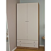 Meka Block Armario para ropa K-649 (L x An x Al: 51,6 x 100 x 205 cm, Cashmere/Roble Albar) | BAUHAUS