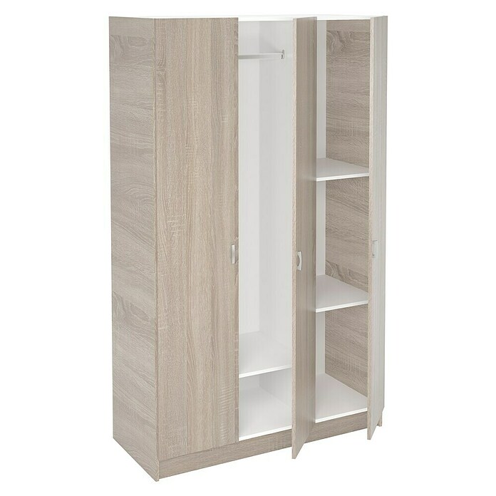 Meka Block Armario para ropa K-7349 (L x An x Al: 52 cm x 128,2 mm x 200 cm, Roble Cortez) | BAUHAUS