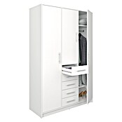 Meka Block Armario para ropa K-9235 (L x An x Al: 50 cm x 130 mm x 200 cm, Blanco Liso, Espesor: 16 mm) | BAUHAUS