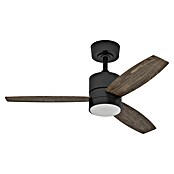 Eglo Ventilador de techo Mandaree (Negro/Madera, 106 cm, 29 W, Blanco cálido) | BAUHAUS