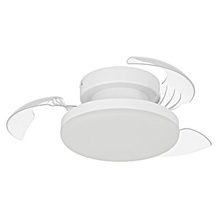 Eglo Ventilador de techo Hovley (Blanco, 41 cm, Blanco cálido)