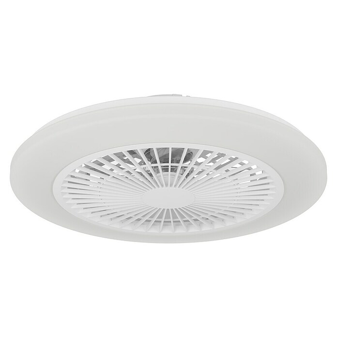 Eglo Ventilador de techo Windley (18 W, Blanco, Diámetro: 51 cm, RGB) | BAUHAUS