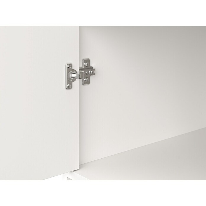 Meka Block Armario para ropa K-9235 (L x An x Al: 50 cm x 130 mm x 200 cm, Blanco Liso, Espesor: 16 mm) | BAUHAUS