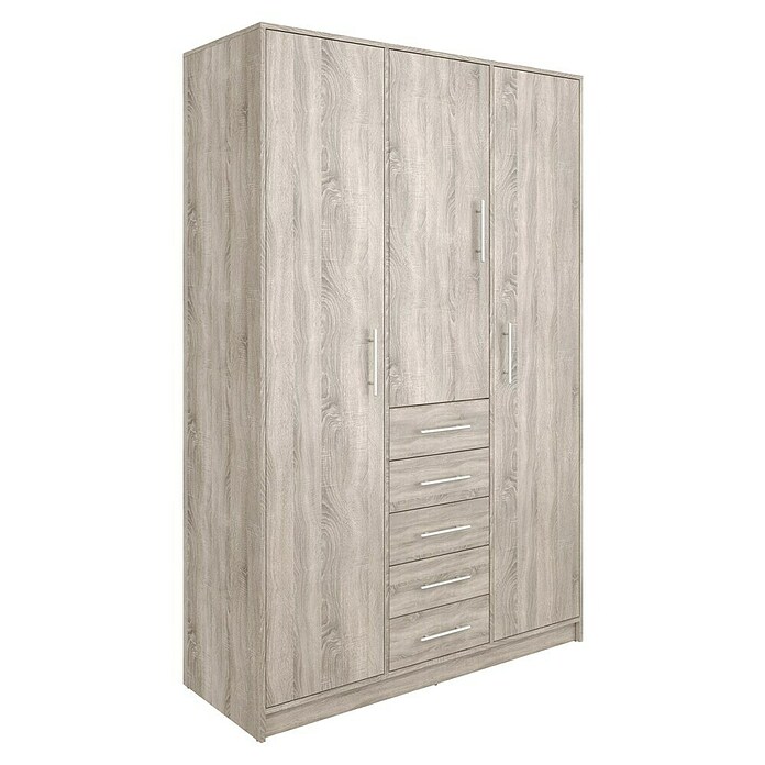 Meka Block Armario para ropa K-9235 (L x An x Al: 50 cm x 130 mm x 200 cm, Roble Cortez, Espesor: 16 mm) | BAUHAUS