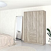Meka Block Armario para ropa K-9235 (L x An x Al: 50 cm x 130 mm x 200 cm, Roble Cortez, Espesor: 16 mm) | BAUHAUS