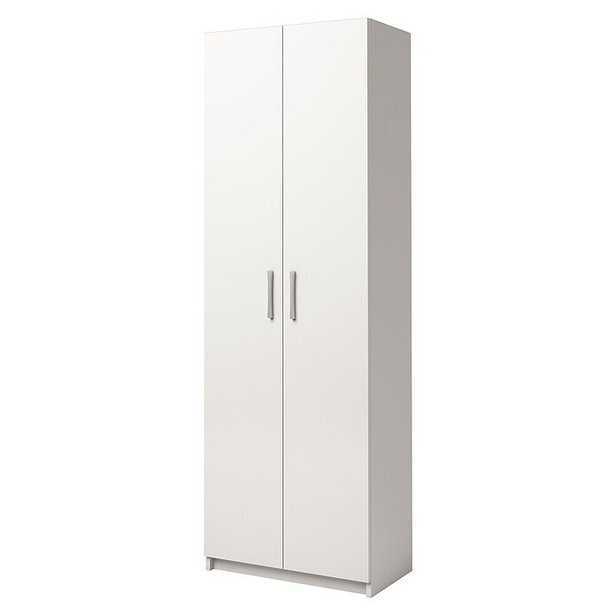 Meka Block Armario multiusos de madera K-967 (L x An x Al: 36 x 60 x 180 cm, Apertura según normativa: Izquierda/Derecha, Blanco Liso, Modelo alto) | BAUHAUS