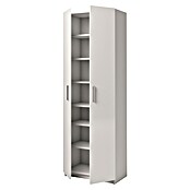 Meka Block Armario multiusos de madera K-967 (L x An x Al: 36 x 60 x 180 cm, Apertura según normativa: Izquierda/Derecha, Blanco Liso, Modelo alto) | BAUHAUS