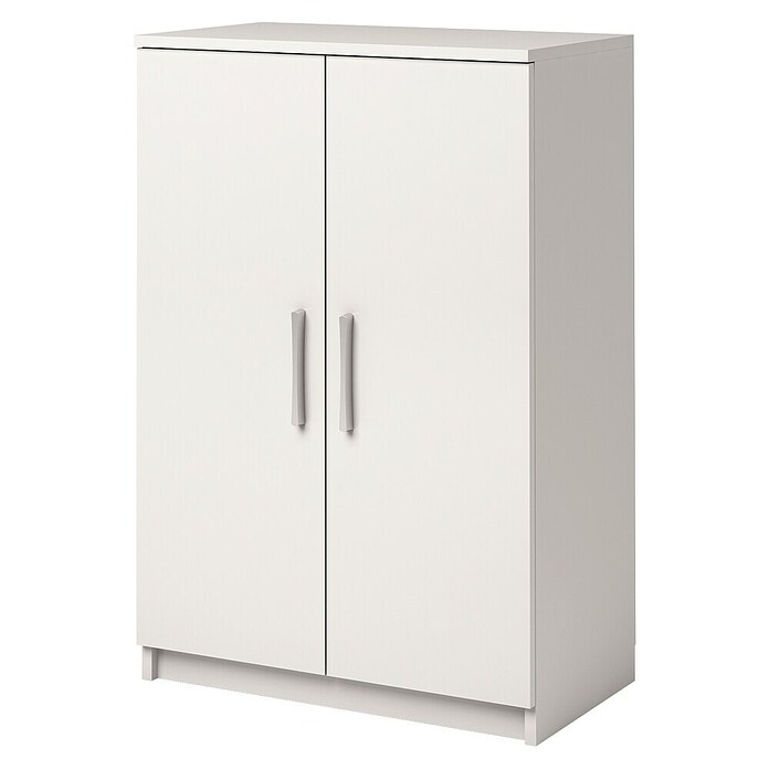 Meka Block Armario multiusos de madera K-967 (L x An x Al: 36 x 60 x 90 cm, Apertura según normativa: Izquierda/Derecha, Blanco Liso, Modelo bajo) | BAUHAUS
