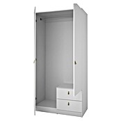 Meka Block Armario para ropa K-709 (L x An x Al: 51,6 x 100,2 x 200 cm, Blanco Poro) | BAUHAUS