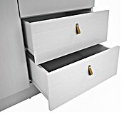 Meka Block Armario para ropa K-709 (L x An x Al: 51,6 x 100,2 x 200 cm, Blanco Poro) | BAUHAUS