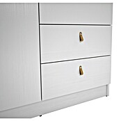 Meka Block Armario para ropa K-709 (L x An x Al: 51,6 x 100,2 x 200 cm, Blanco Poro) | BAUHAUS