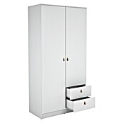 Meka Block Armario para ropa K-709 (L x An x Al: 51,6 x 100,2 x 200 cm, Blanco Poro) | BAUHAUS